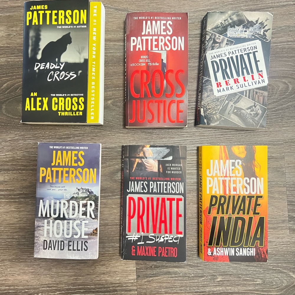 James Patterson Thriller Book Set